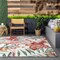 Nuloom Stephanie Tropical Flamingo Indoor/Outdoor Area Rug 8ft x 10ft HJOA05A-8010 - alternate 2